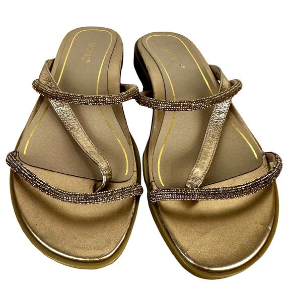 Vionic Prism Sandal Gold Color Women's Size 8M New Without Box Condition - Picture 5 of 7